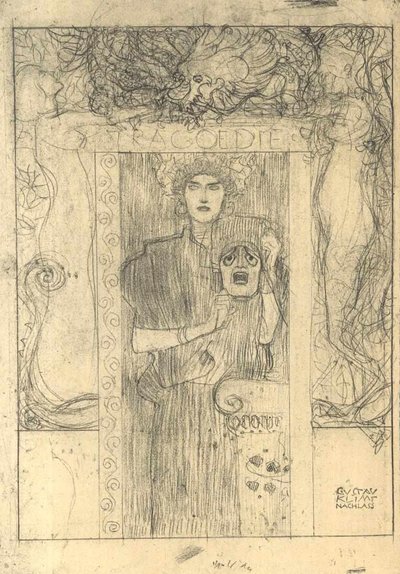 Bozza per la tragedia da Gustav Klimt